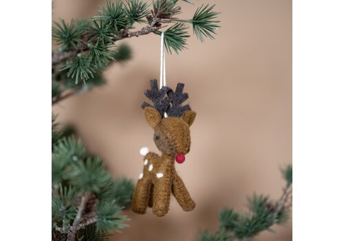 Sjaal met Verhaal Hanger Rendier Gember - Sjaal met een Verhaal