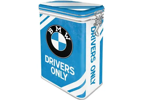 Nostalgic Art Clip Top Box BMW Drivers Only - Nostalgic Art