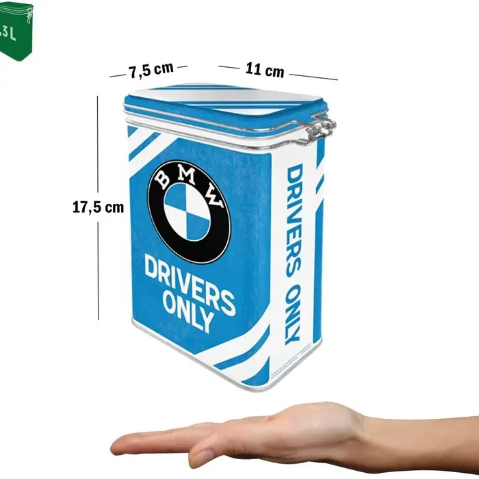 Nostalgic Art - Clip Top Box BMW Drivers Only