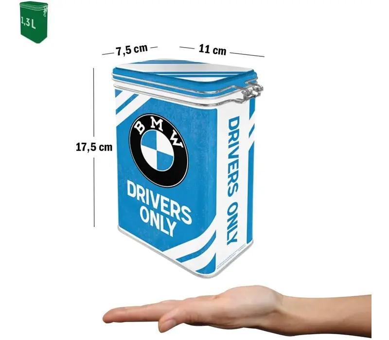 Nostalgic Art - Clip Top Box BMW Drivers Only