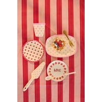 RICE - Klein Rechthoekig Bord - Favorite Hearts - Pink