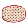 RICE RICE - Klein Rechthoekig Bord - Favorite Hearts - Red