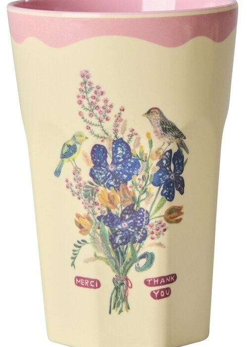 RICE Grote beker - Pink - Nathalie Lété Vol. 2 - RICE