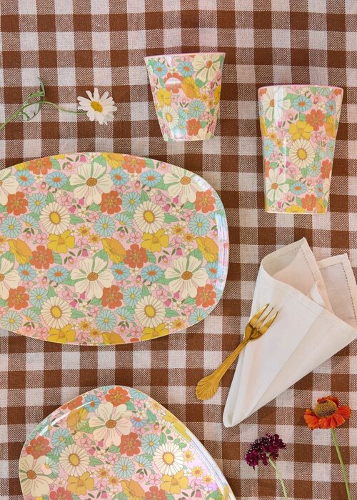 RICE Grote Beker - Flower Power - rice