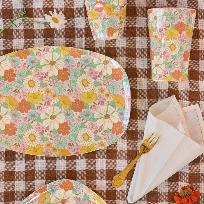 RICE Grote Beker - Flower Power - rice