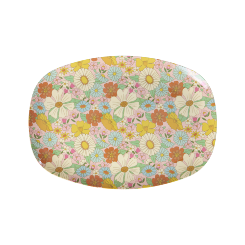 Dinerbord - Flower Power - rice 