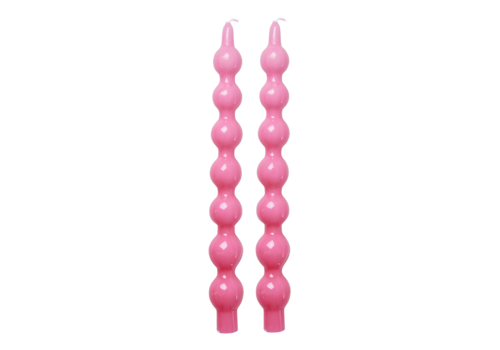 Rice Kaars - Roze - Set van 2 - rice