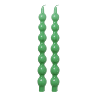 rice - Kaars - Groen - Set van 2