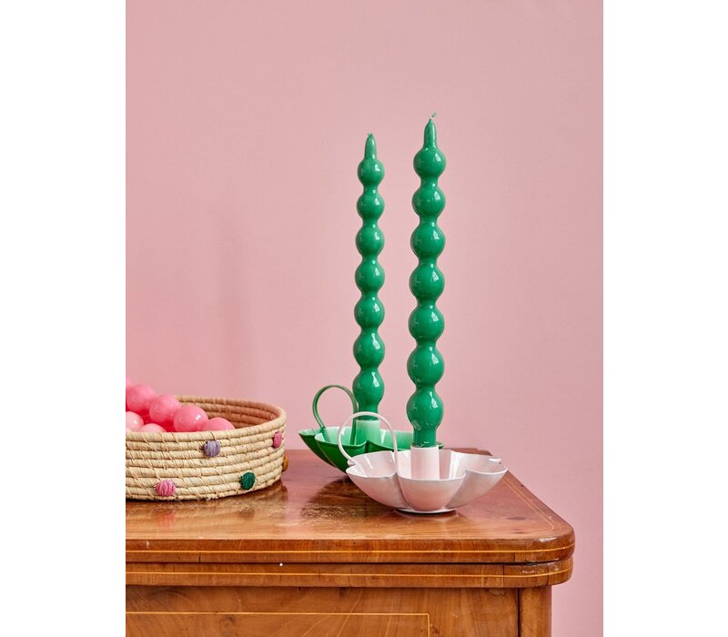 rice - Kaars - Groen - Set van 2