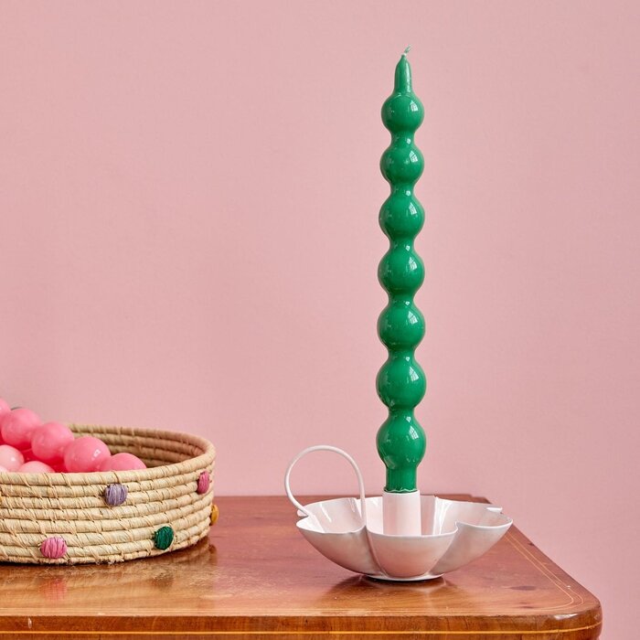 RICE - Groene Kaarsen - Set van 2