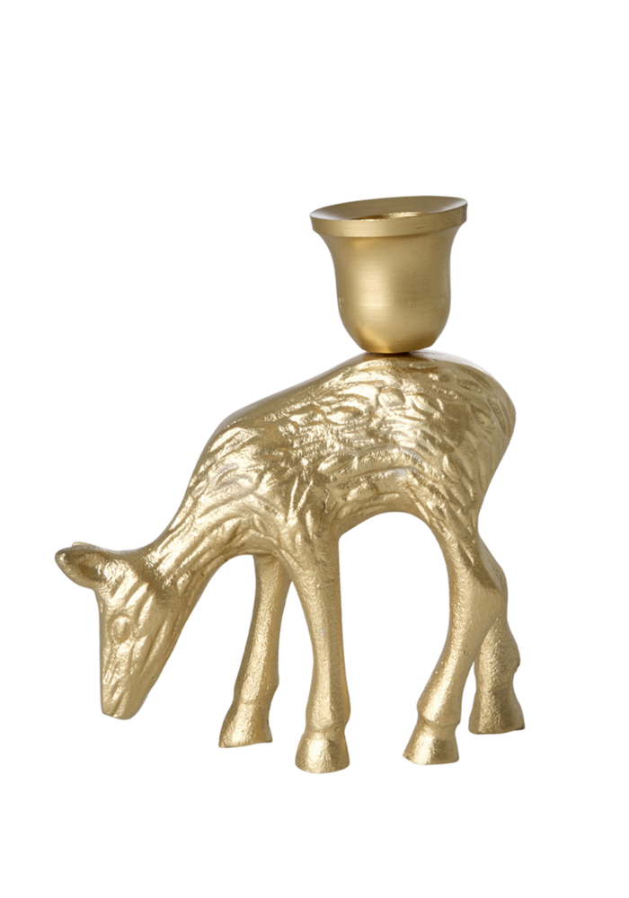 RICE - Kandelaar Hert - Goud