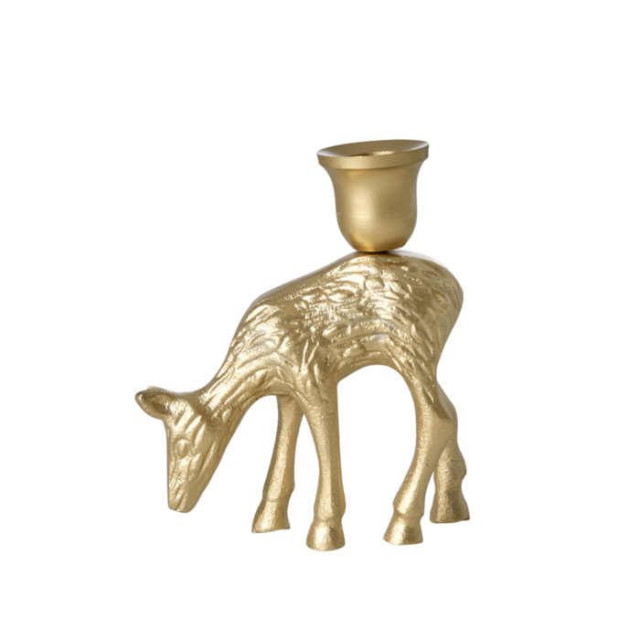 RICE - Kandelaar Hert - Goud