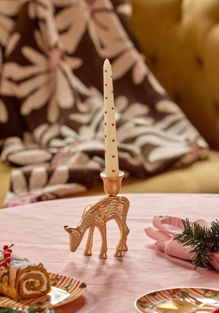 RICE - Kandelaar Hert - Goud