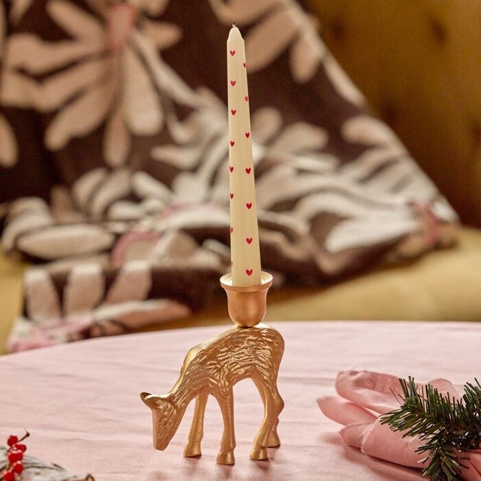 RICE Kandelaar Hert - Goud - RICE