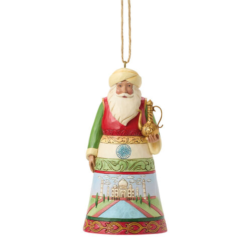 Indian Santa Around the World Hanging Ornament (PRE-ORDER) - Heartwood Creek  Indian Santa Around the World Hanging Ornament (PRE-ORDER) - Heartwood Creek