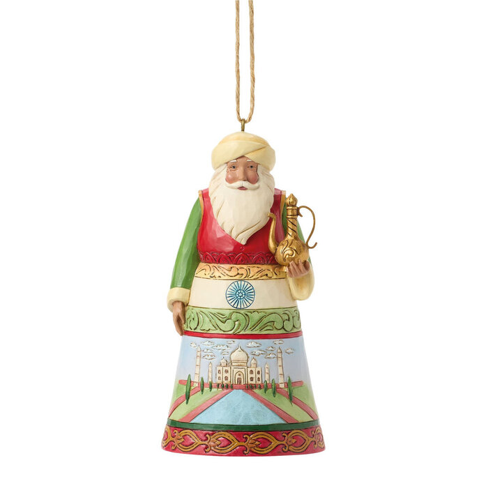 Heartwood Creek - Indian Santa Around the World Hanging Ornament