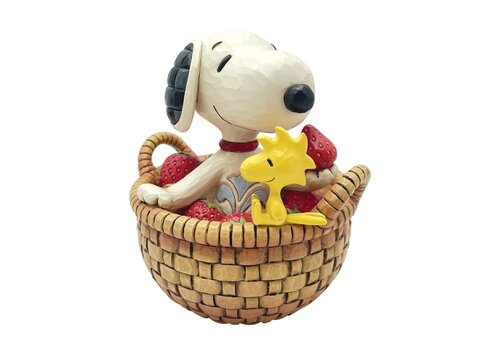 Peanuts by Jim Shore Snoopy Strawberries - Peanuts by Jim Shore