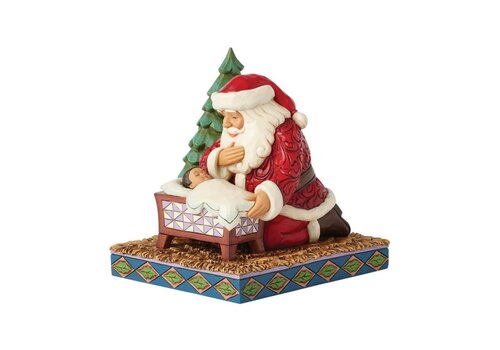 Heartwood Creek Christmas Miracle (Santa Kneeling) - Heartwood Creek