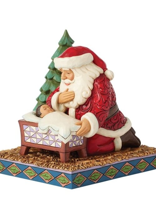 Heartwood Creek Christmas Miracle (Santa Kneeling) - Heartwood Creek