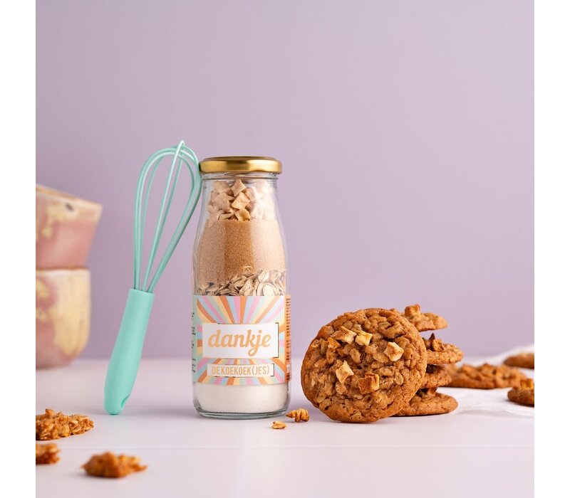 Geven is leuker - Bakflesje - Dankje de koek koek(jes) - met garde