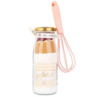 Geven is leuker - Bakflesje - Gefelicitaart(je) - met garde