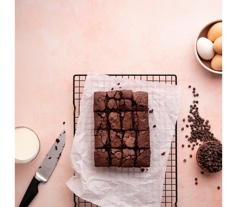 Geven is leuker - Bakfles - Jij bakt ze brownie!