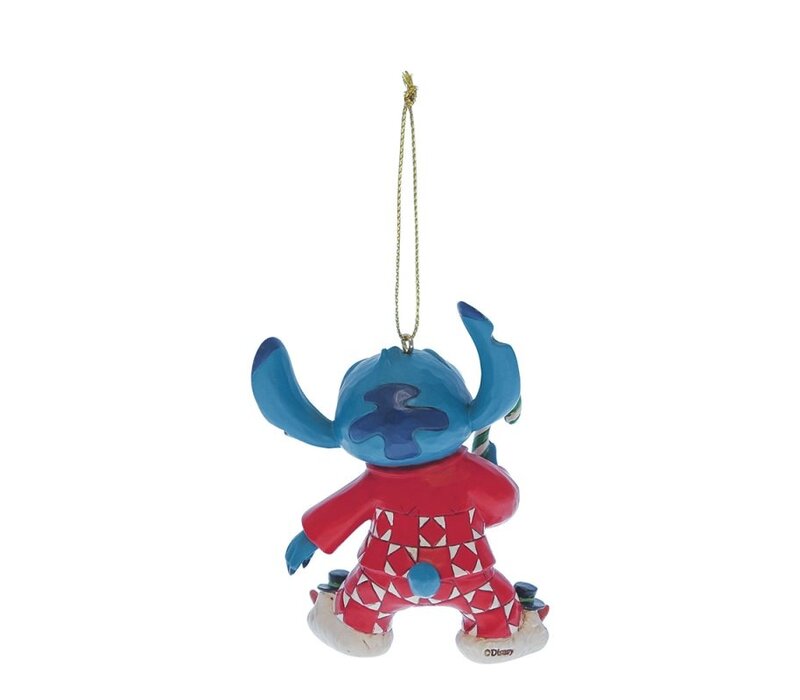 Disney Traditions - Stitch in Christmas PJs Hanging Ornament
