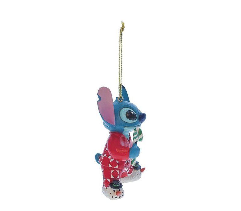 Disney Traditions - Stitch in Christmas PJs Hanging Ornament
