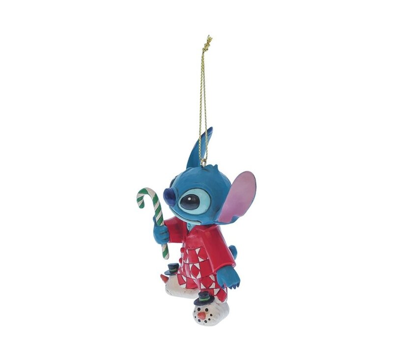 Disney Traditions - Stitch in Christmas PJs Hanging Ornament