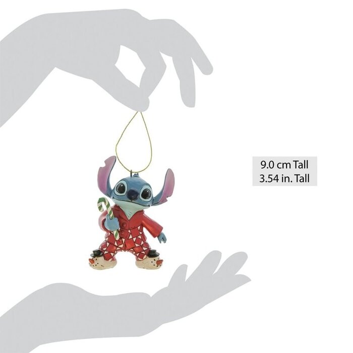 Disney Traditions - Stitch in Christmas PJs Hanging Ornament