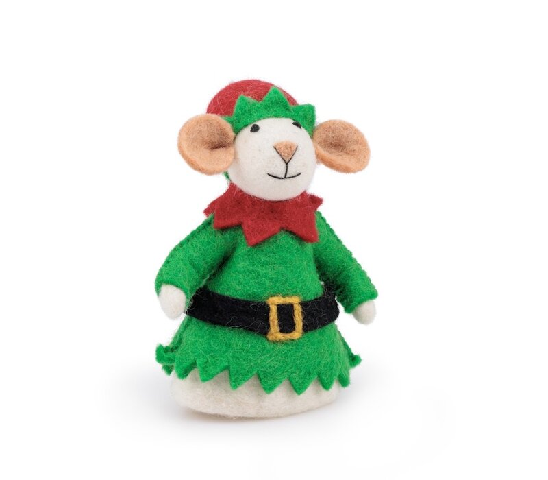 Sjaal met een Verhaal - Decoratie Muis Kerstelf