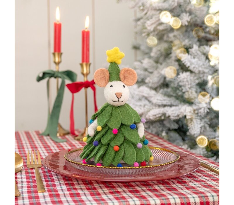 Sjaal met een Verhaal - Decoratie Muis Kerstboom