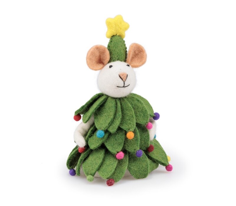 Sjaal met een Verhaal - Decoratie Muis Kerstboom