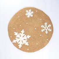 Sjaal met Verhaal - Onderzetter 35 cm Gingerbread