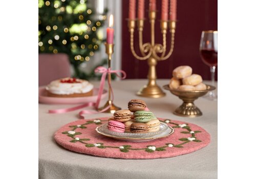 Sjaal met Verhaal Onderzetter 35 cm Mistletoe Dreams - Sjaal met Verhaal