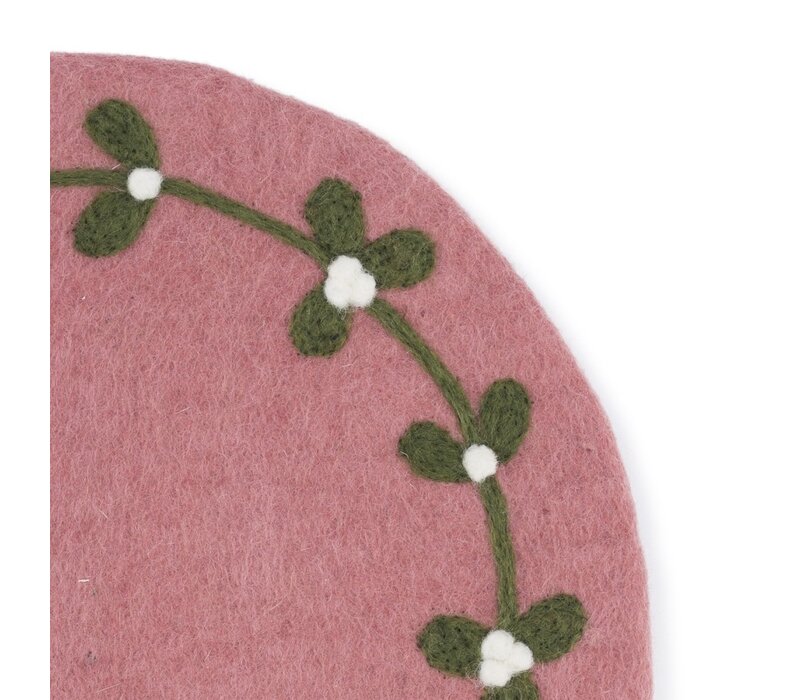 Sjaal met Verhaal - Onderzetter 35 cm Mistletoe Dreams