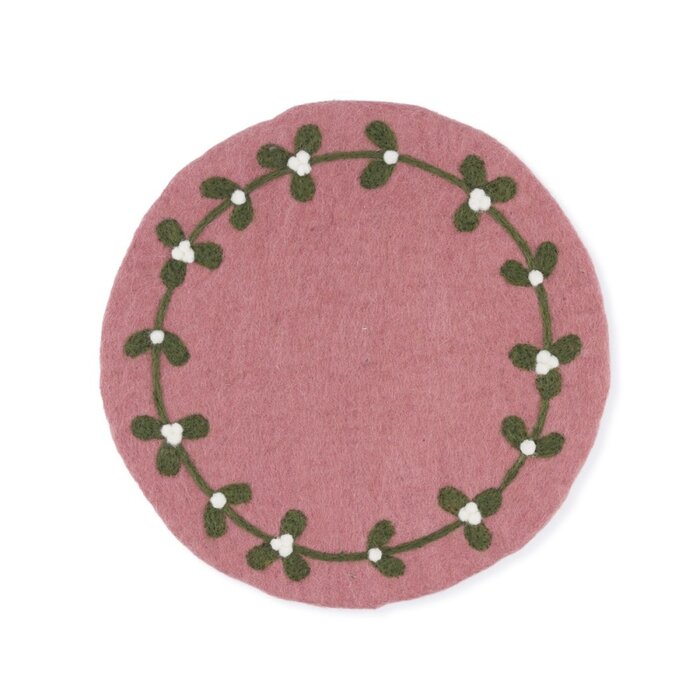 Sjaal met Verhaal - Onderzetter 35 cm Mistletoe Dreams
