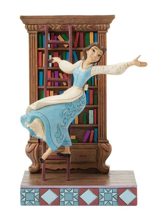 Disney Traditions A World of Books (Belle on Bookcase) - Disney Traditions