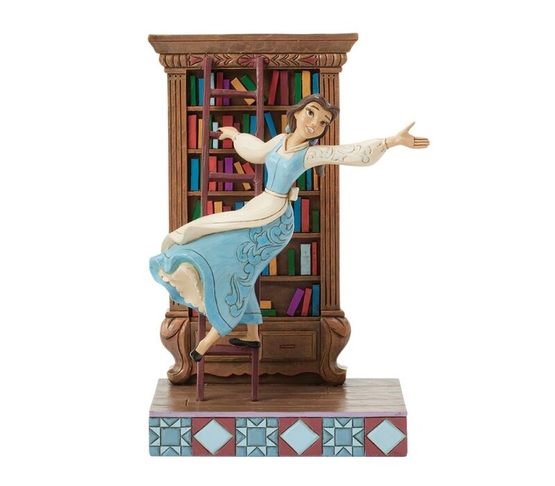 Disney Traditions - A World of Books (Belle on Bookcase)