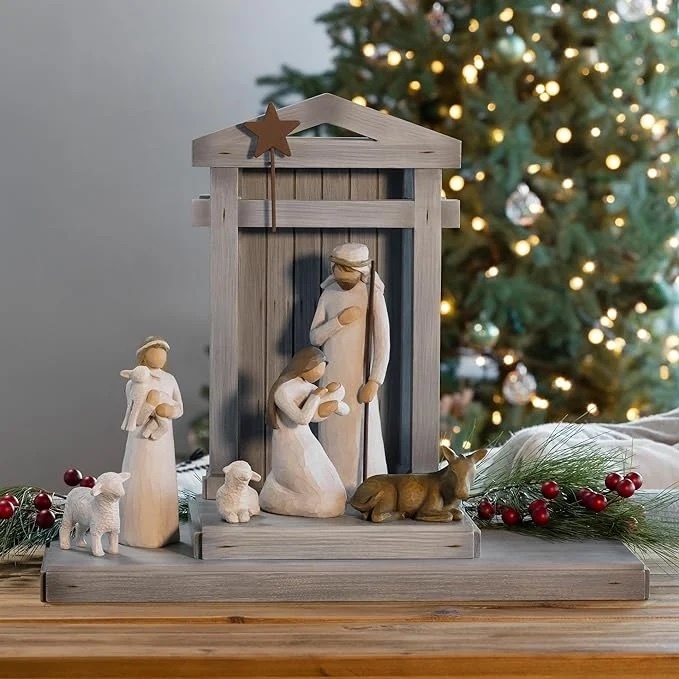Maak je Kerst compleet met de Willow Tree Kerststal