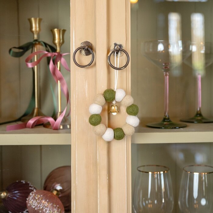 Sjaal met een Verhaal - Hanger Krans Mistletoe Dreams Small