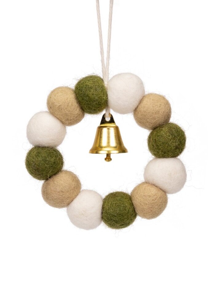 Sjaal met een Verhaal - Hanger Krans Mistletoe Dreams Small