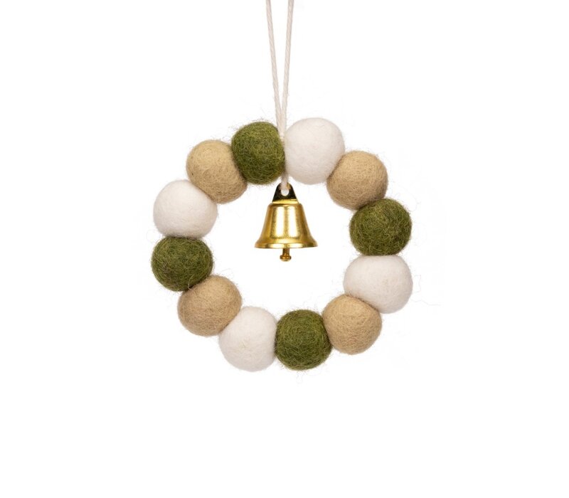 Sjaal met een Verhaal - Hanger Krans Mistletoe Dreams Small