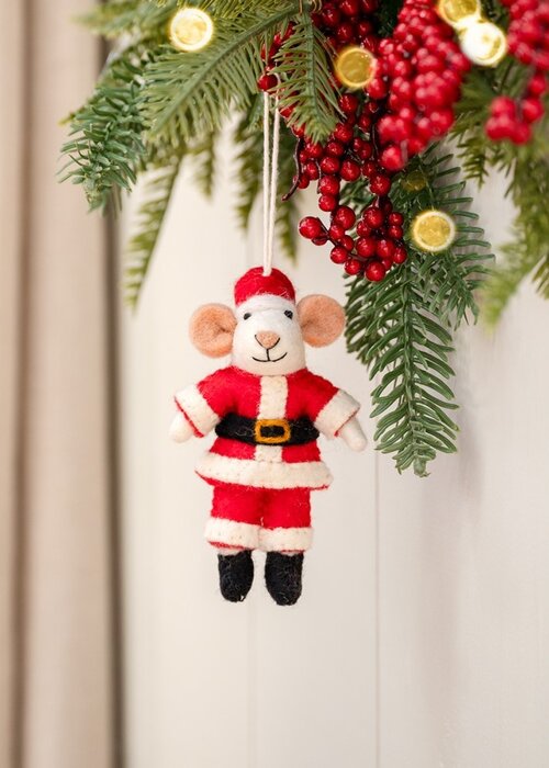 Sjaal met Verhaal Hanger Muis Kerstmuis - Sjaal met een Verhaal