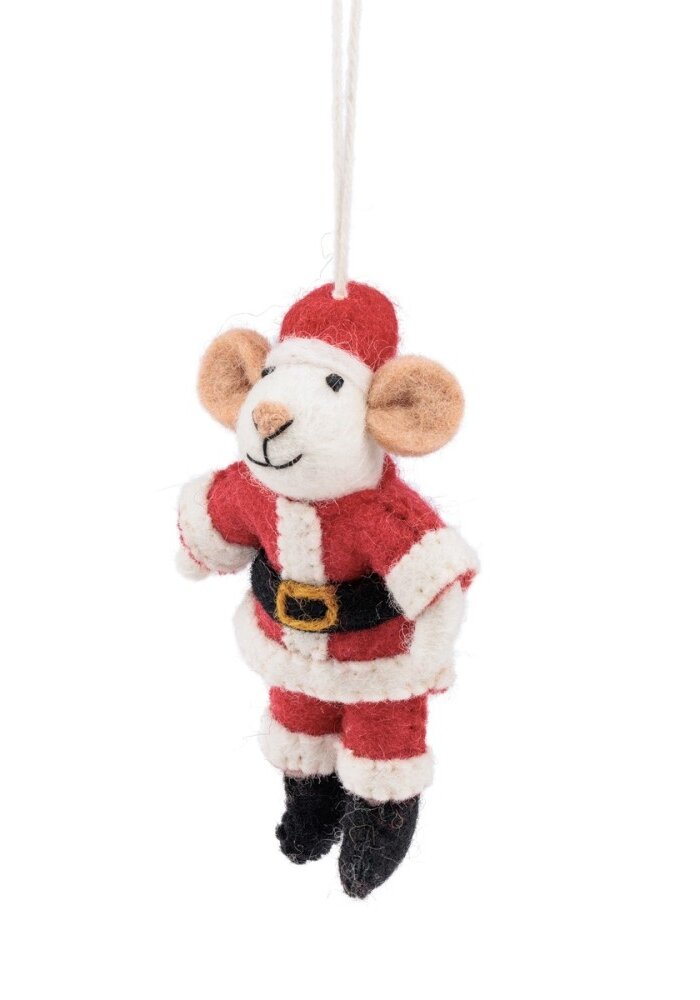 Sjaal met een Verhaal - Hanger Muis Kerstmuis