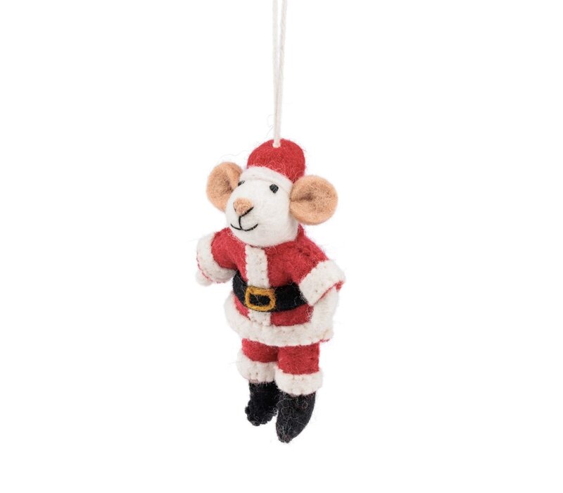 Sjaal met een Verhaal - Hanger Muis Kerstmuis