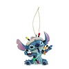 Stitch Wrapped in Christmas Lights Hanging Ornament - Disney Traditions