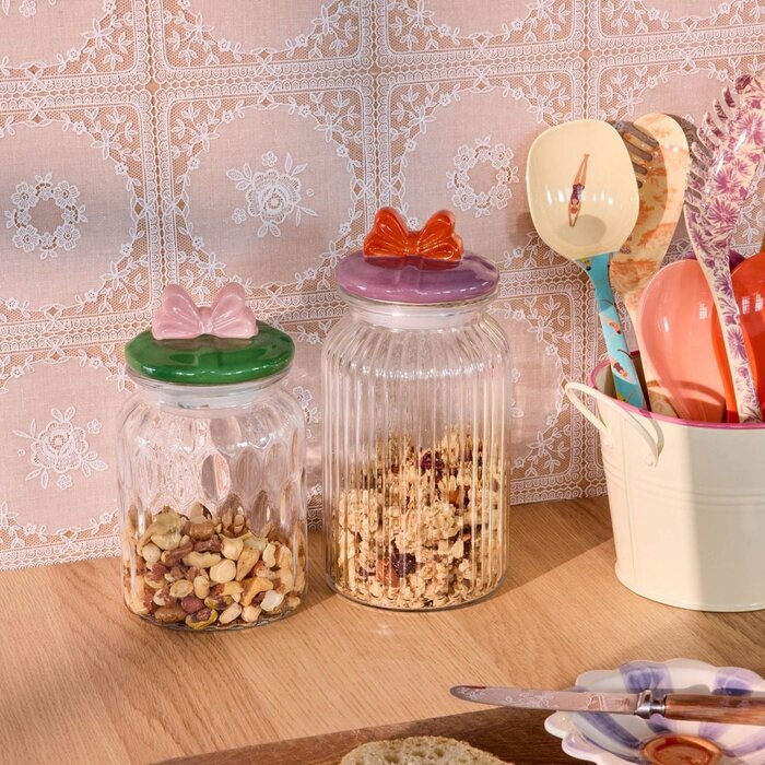 RICE - Voorraadpot met strik