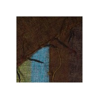 Sjaal met Verhaal - Plaid Blauw Bruin Groen