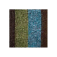 Sjaal met Verhaal - Plaid Blauw Bruin Groen